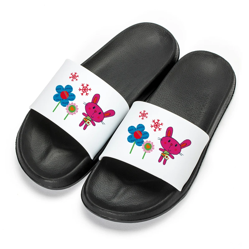 Тапочки Женские Модные Сандалии на платформе с принтом, Женская летняя обувь, пара пляжных горок, Домашние тапочки для душа, Ванная комната в помещении