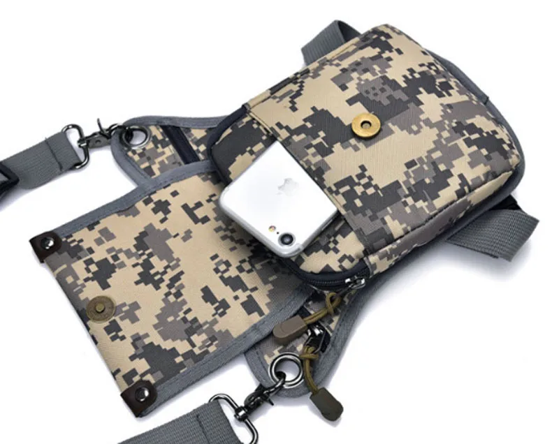 Новая мужская нейлоновая поясная сумка с заниженной талией, военная дорожная модная многоцелевая сумка-мессенджер через плечо