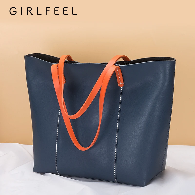 Сумка через плечо для пригородных поездок Hxl, женская сумка из натуральной кожи большой вместимости, легкая роскошная