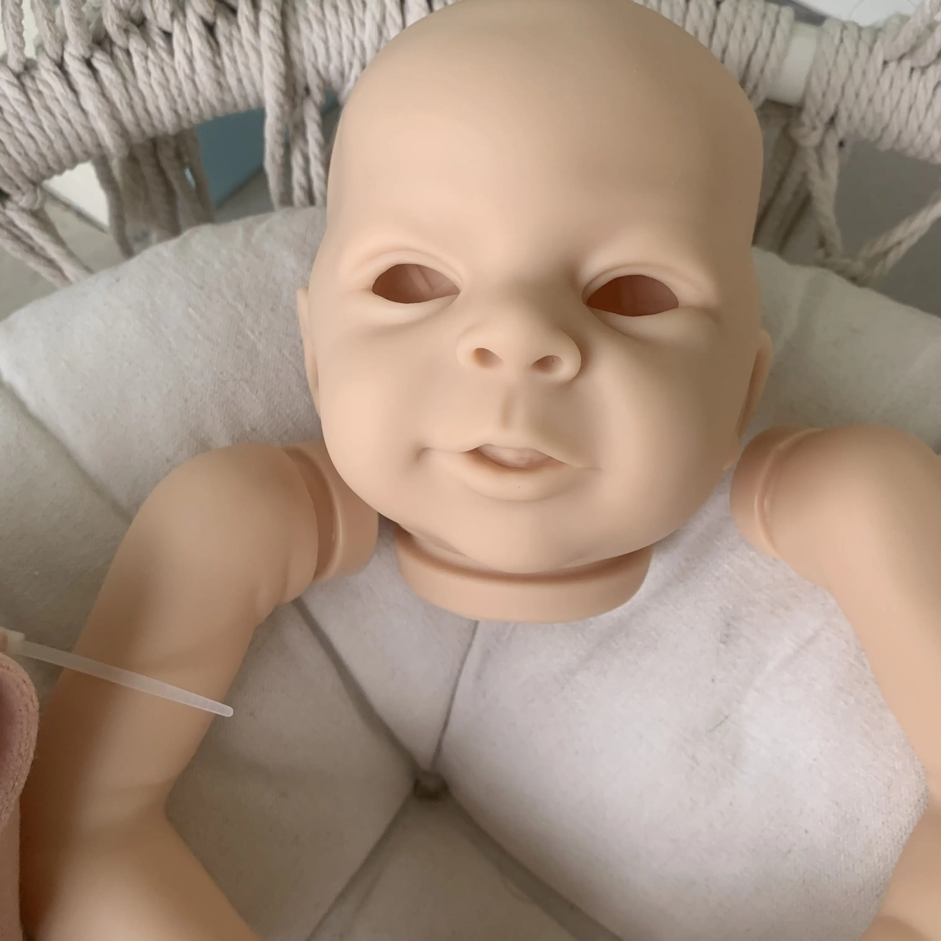 NPK 18-дюймовый комплект виниловых кукол Anthony Reborn, незаконченные детали куклы, мягкие на ощупь