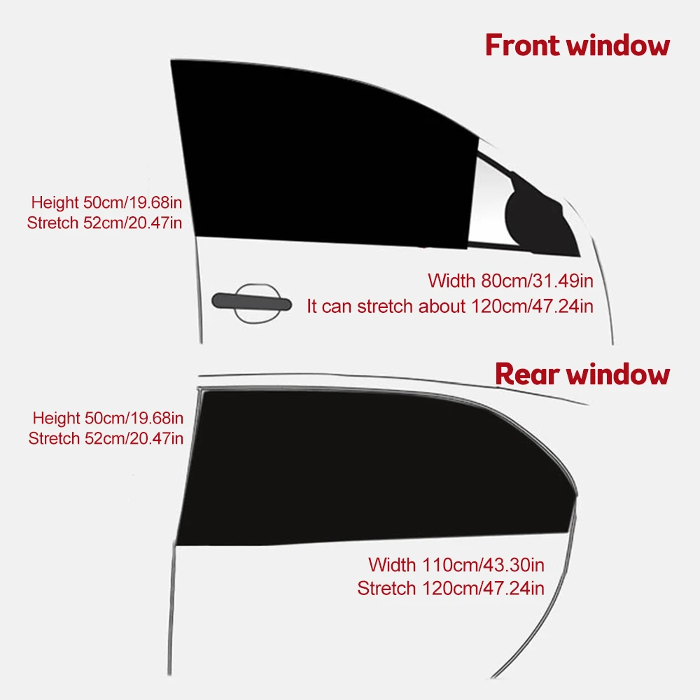 Универсальные аксессуары для стайлинга автомобилей Солнцезащитный козырек на боковом стекле, шторка на заднем стекле, защита от ультрафиолета, Солнцезащитный козырек