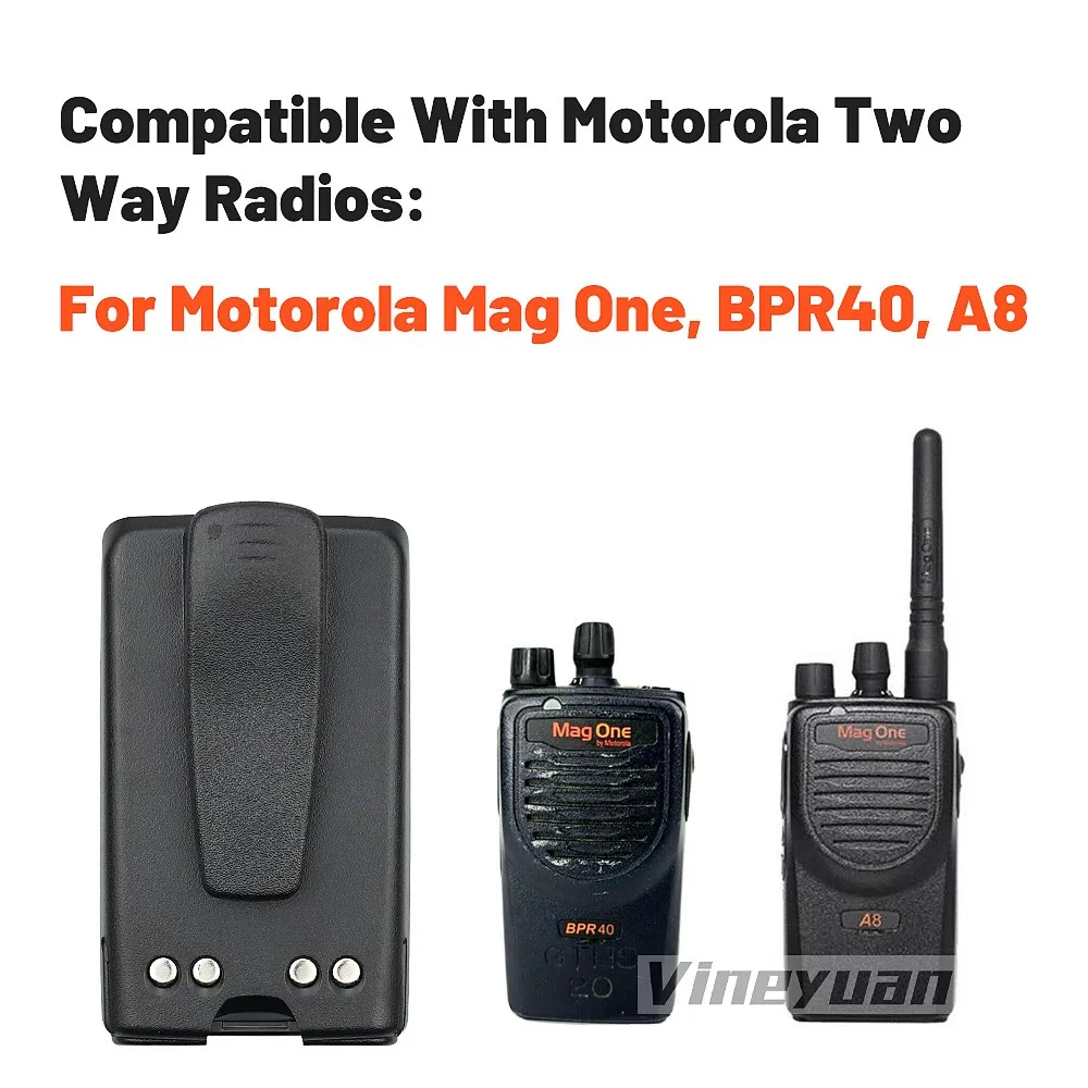 НОВЫЙ PMNN4071A 7,2 В 1800 мАч Ni-MH Сменный Аккумулятор для Motorola A6 A8 Mag One BPR40 PMNN4071 PMNN4071AC Аккумулятор Для Двухстороннего Радио