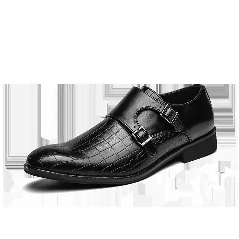 Весенняя мужская обувь Мужская рабочая одежда British Wild Черного цвета, свадебная модная обувь, мужская деловая повседневная кожаная обувь, обувь