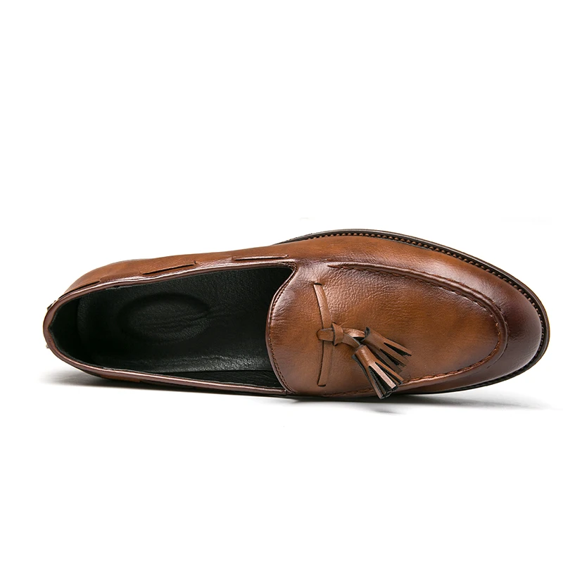 Мужские лоферы-слипоны, мужские модельные туфли из микрофибры, большие размеры 38-47, официальная обувь