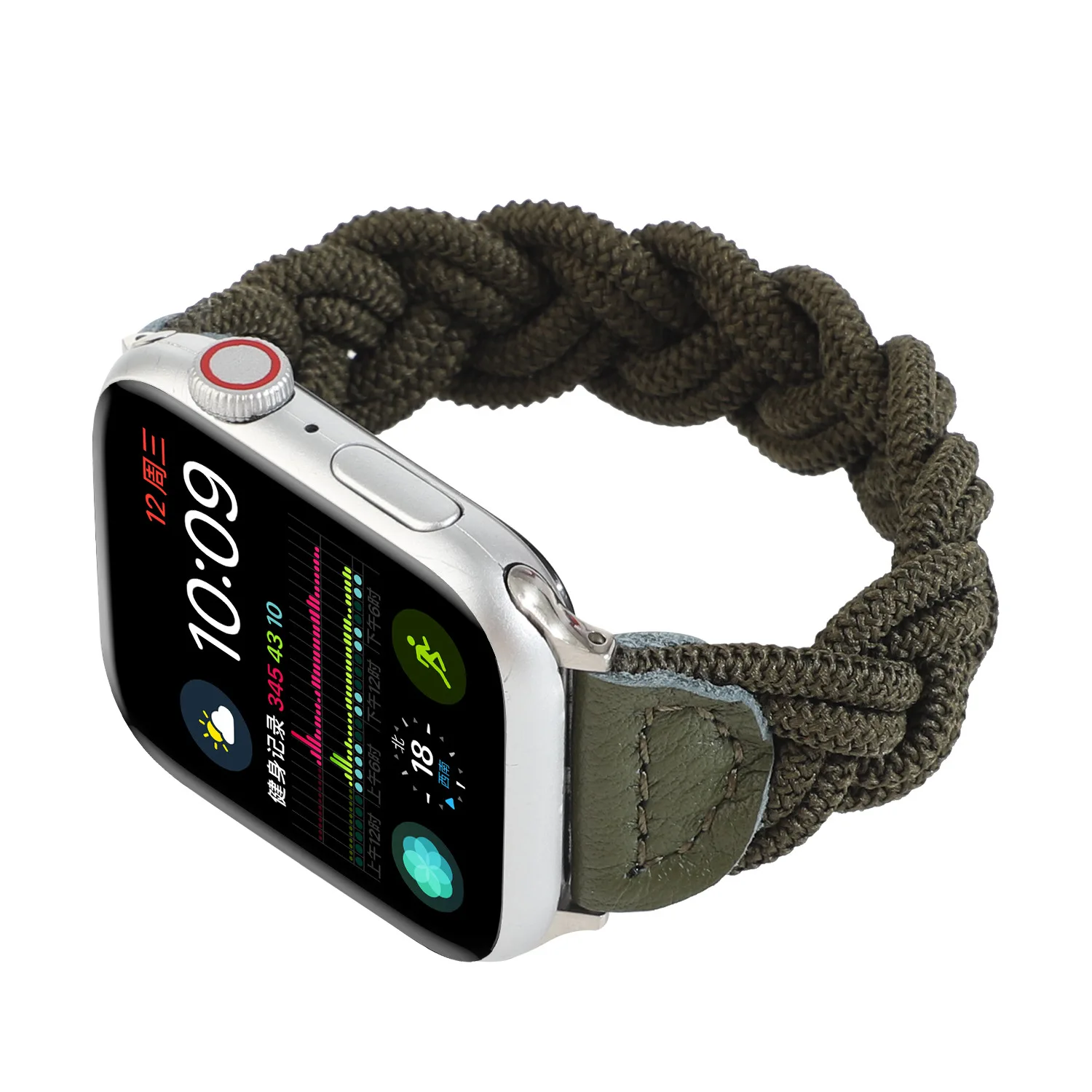 Плетеный Ремешок для Apple Watch Band 44 мм 40 мм iWatch series 6 5 4 3 SE bands 38 мм 42 мм нейлоновый Спортивный браслет с Петлей ремешок для часов