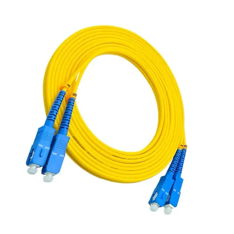 5 шт./лот Оптоволоконный патч-корд SC/UPC-SC/UPC длиной 1 М-15 м, длина дуплексного однорежимного кабеля FTTH Или другого разъема может быть настроена индивидуально