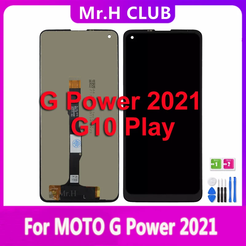 Оригинал Для Motorola Moto G Power 2021 XT2117 ЖК-дисплей с Сенсорным Экраном Digitizer В Сборе Замена Для Moto G10 Play