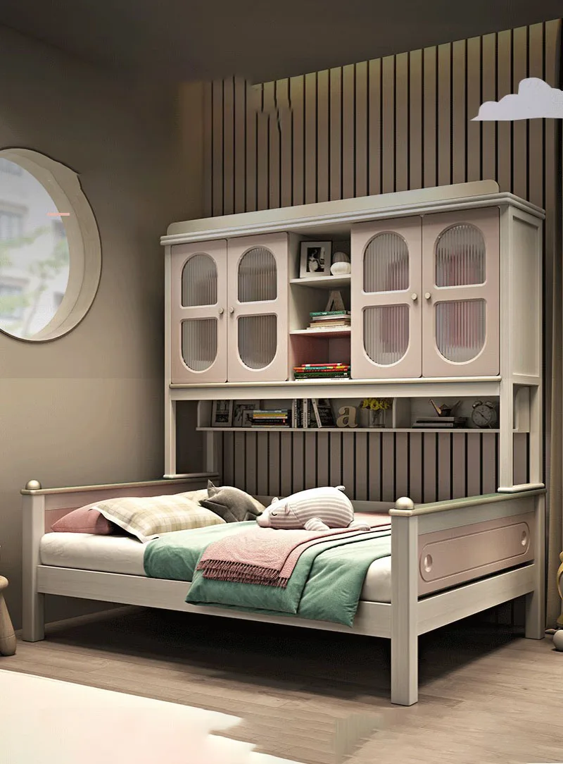 Детская мебель, татами из массива дерева, шкаф, кровать, Комбинированная кровать, Спальня, Многофункциональная кровать для хранения, кровать для мальчиков