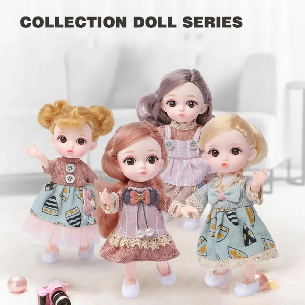 1 комплект, набор кукол, Нежный макияж, Подвижный сустав, Удобное прикосновение, кукла-принцесса, игрушка для девочек, Интерактивная игра для девочек