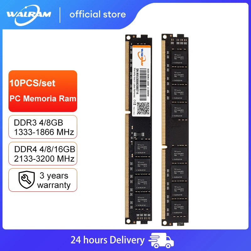 Оптовая продажа ddr3 8gb 1600mhz memoria ram DDR4 4gb 16gb 32gb 2133 2400 2666 3200MHz Память Настольный Dimm Ram Для ПК Оперативная память ddr3