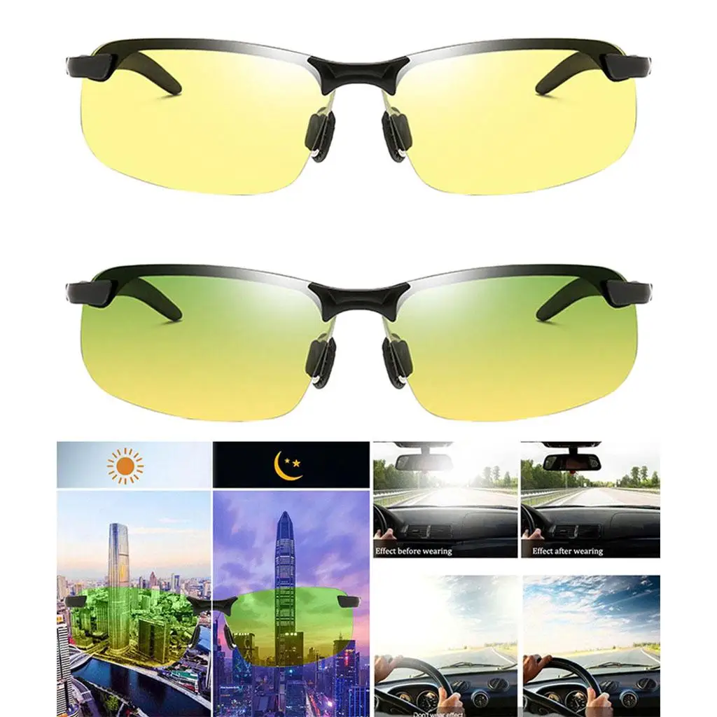 2шт Поляризованные спортивные солнцезащитные очки для езды на велосипеде, вождения в гольф, бега, рыбалки, сверхлегкие очки (унисекс UV400)