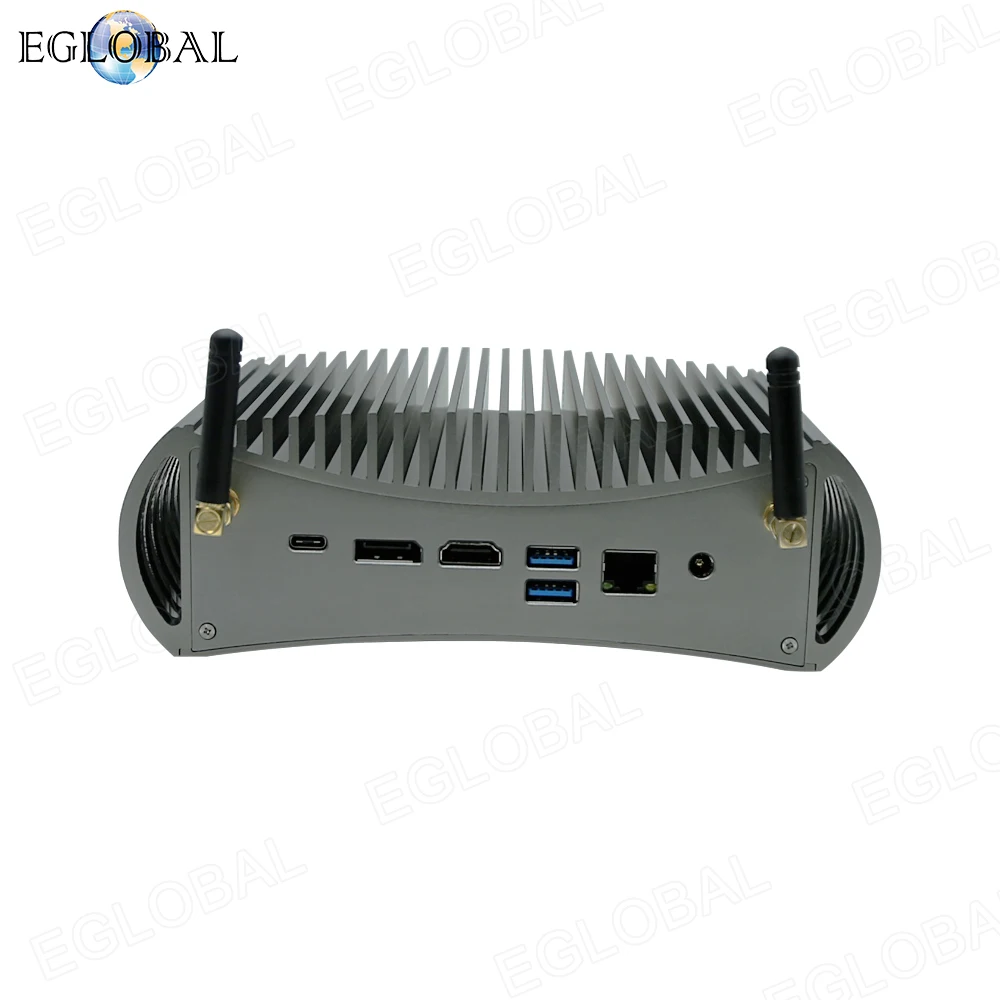 Eglobal Безвентиляторный Мини-ПК 11-го поколения i7 1165G7 i5 1135G7 Windows 11 NUC Pocket PC Рабочий M.2 NVMe SSD HTPC Игровой компьютер