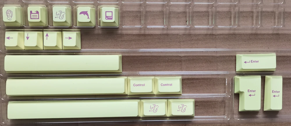 Аналоговый дизайн Dream Розово-светло-желтые колпачки для клавиш Cherry Mx Switch Механическая клавиатура 19 клавиш Вишневый профиль PBT колпачок для ключей