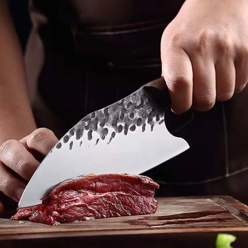 Кованый Обвалочный Нож, Мясницкий Нож, Нож Для Разделки Мяса Из Нержавеющей Стали, Острый Нож Для Нарезки, Режущий Нож, Инструменты Для Приготовления пищи