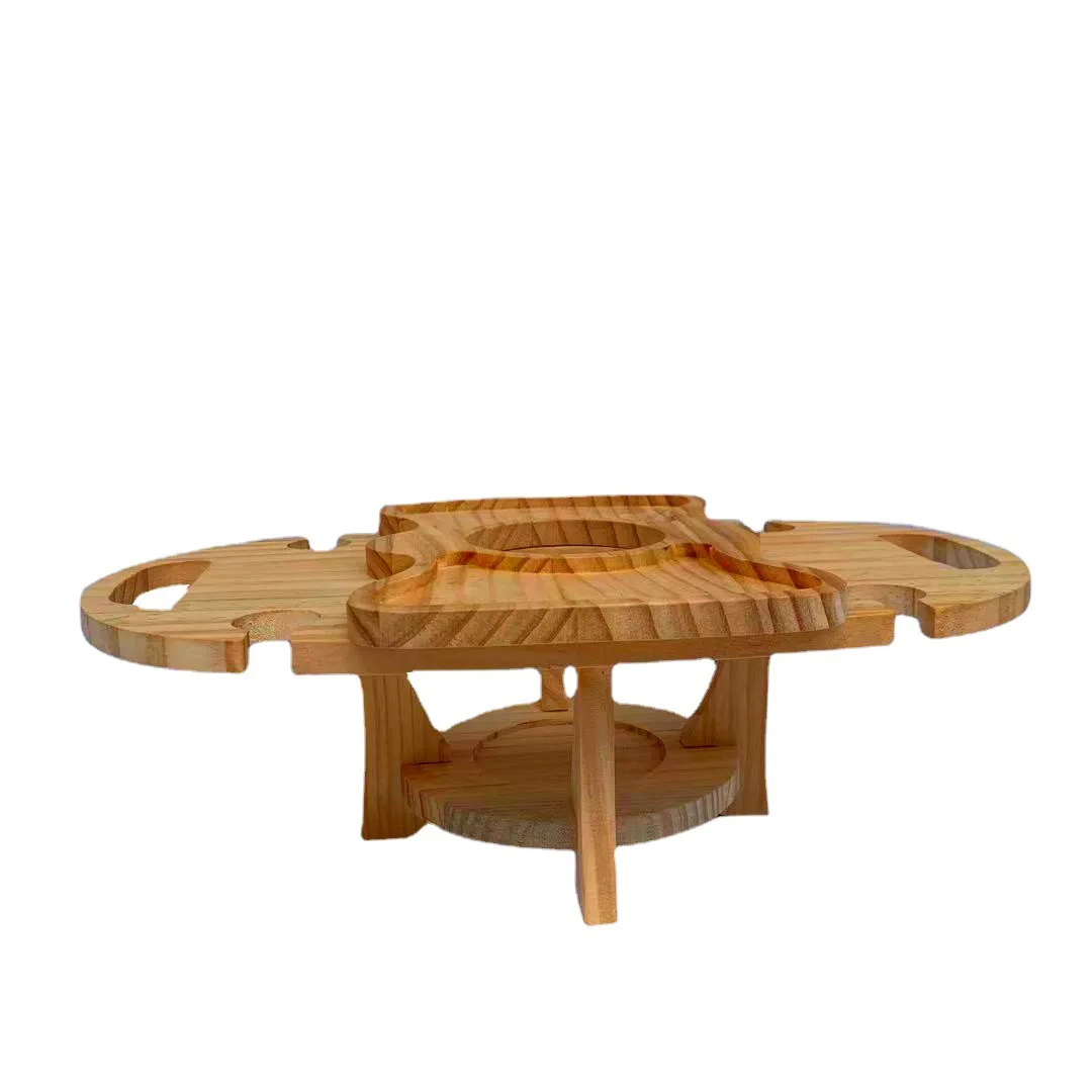 Новый Деревянный Складной Стол для пикника /Деревянный Уличный Стол для пары для пикника / Винный стеллаж