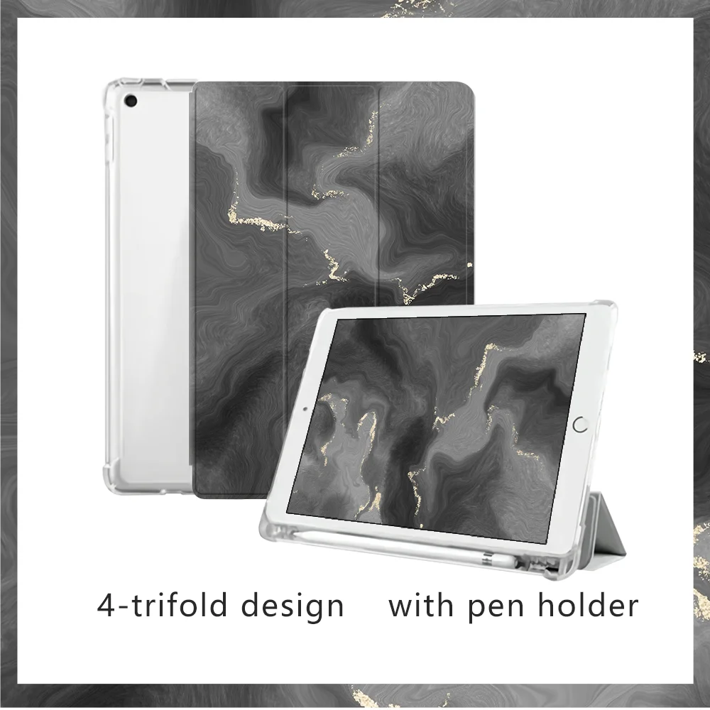 Чехол для iPad Air 2 с Держателем ручки Чехол для Ipad 10-го 9-го 8-го 7-го 6-го 5-го поколения Ipad Mini 6 5 4 3 2 1 Чехол для Ipad 10.2 10.9 Pro 11