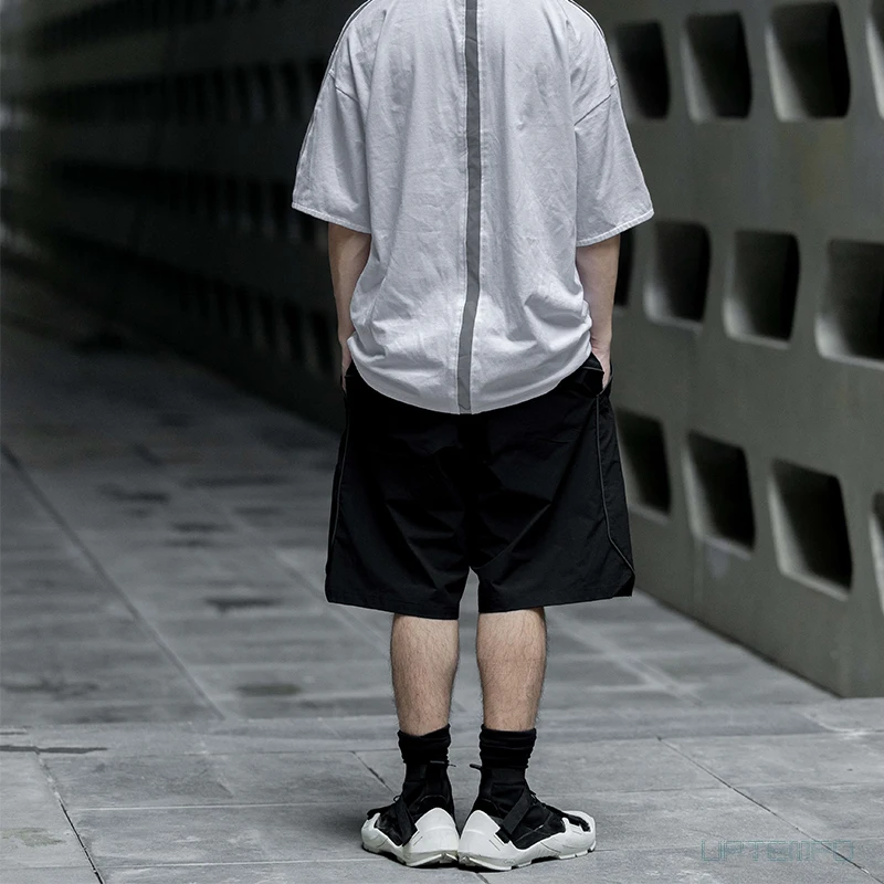Повседневные шорты WSNHLAB 21SS со светоотражающими элементами techwear, эстетичная уличная одежда в стиле панк