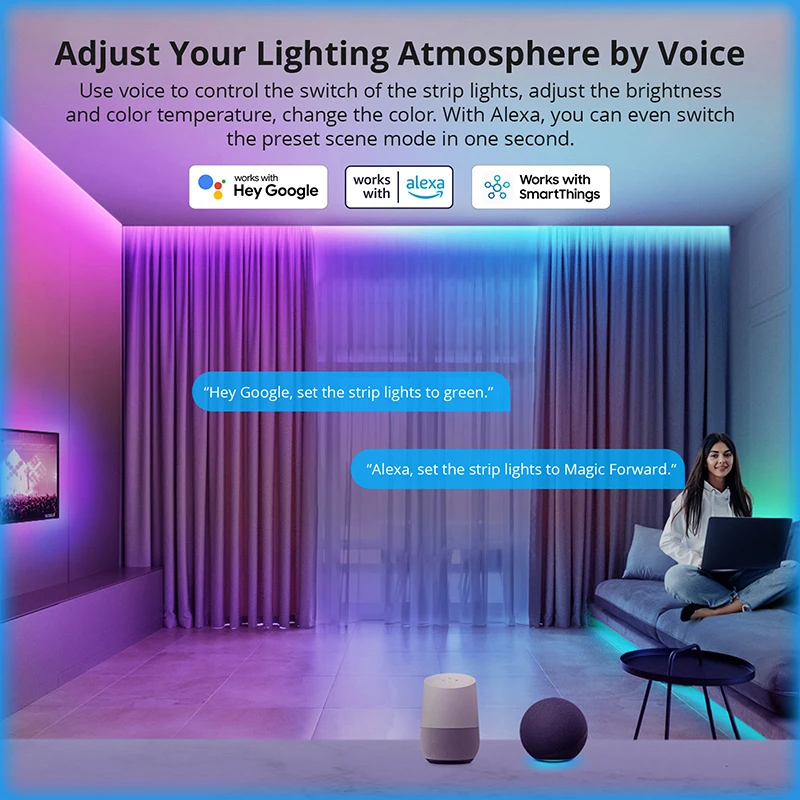 SONOFF L3 Pro WiFi RGBIC Smart LED Strip Lights eWeLink Smart Home Decoration Гибкая Ламповая Лента Для Alexa Google Home Assistant