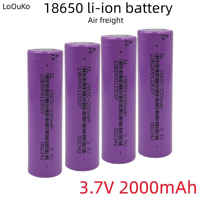 18650 Литий-ионная Аккумуляторная батарея 3,7 В 2000 мАч, USB-зарядное устройство, Подходит для электроинструментов, игровых консолей, фонариков, Бритв и т. Д