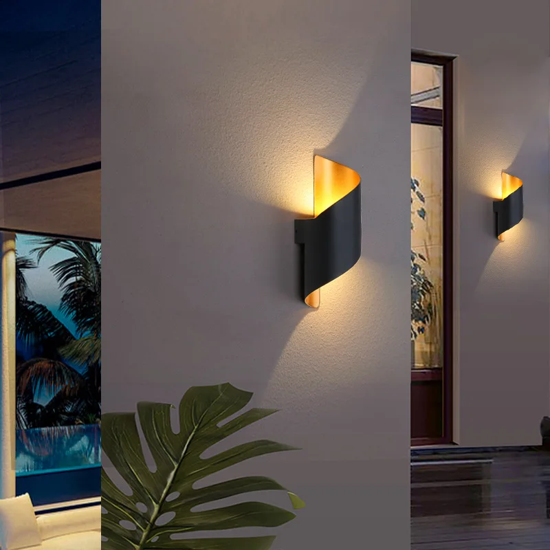 Водонепроницаемые настенные светильники Применяются для наружного светодиодного внешнего фасадного светильника наружного освещения