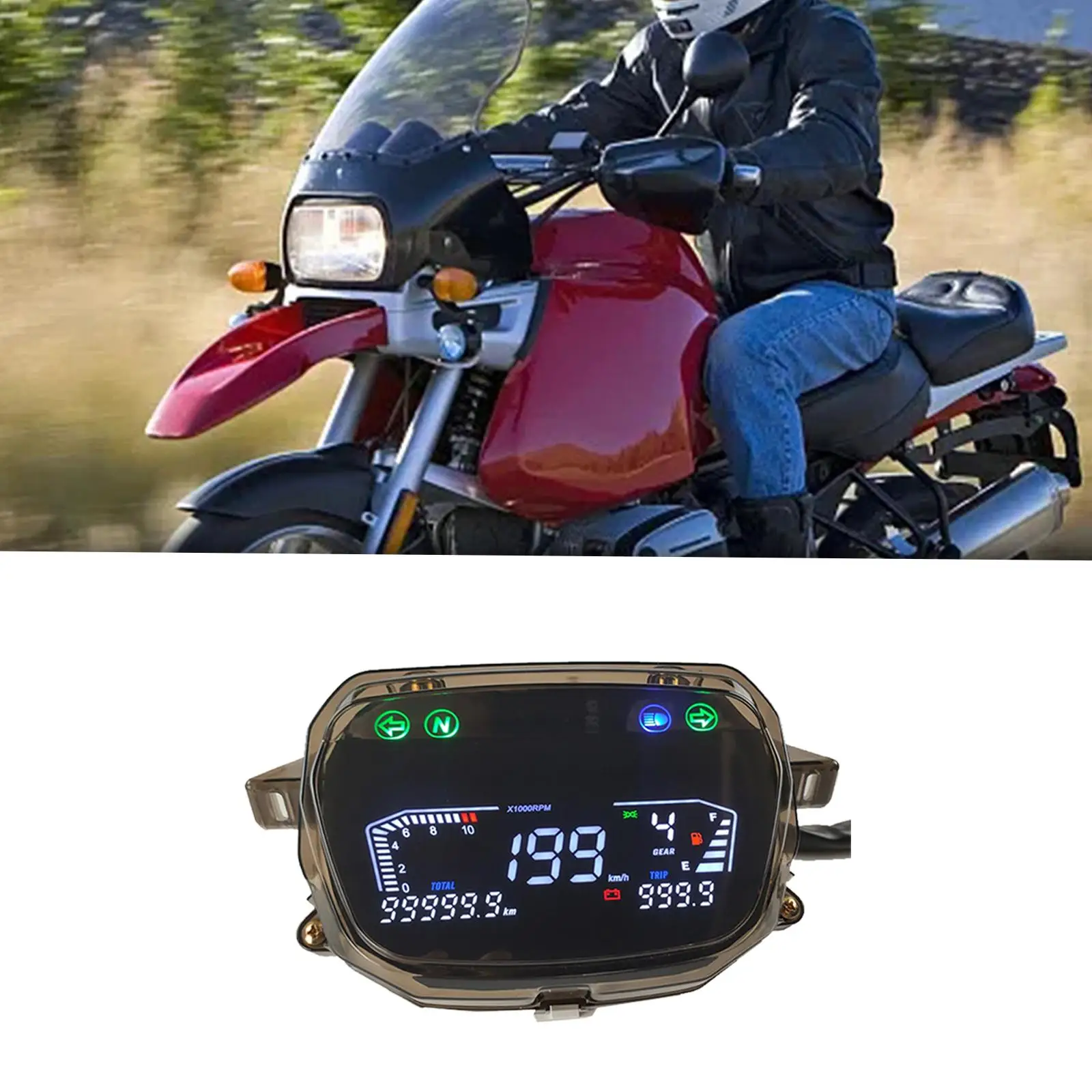 Левый и правый индикатор спидометра мотоцикла для Honda EX90 Водонепроницаемый