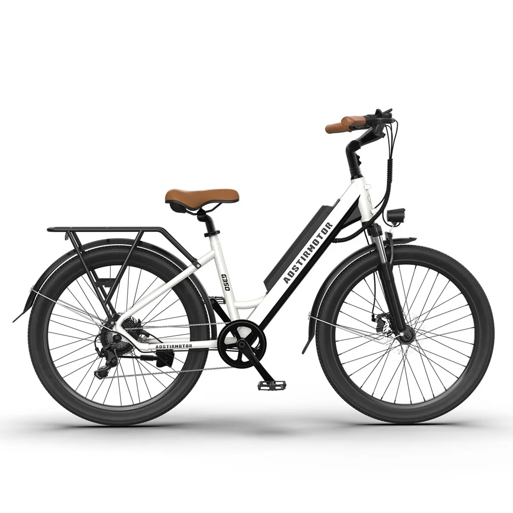 велосипед G350 electronic EU AOSTIRMOTOR 7-ступенчатый электрический велосипед 36V 350W 26-дюймовый Ebike с литиевой батареей электрический велосипед из Китая