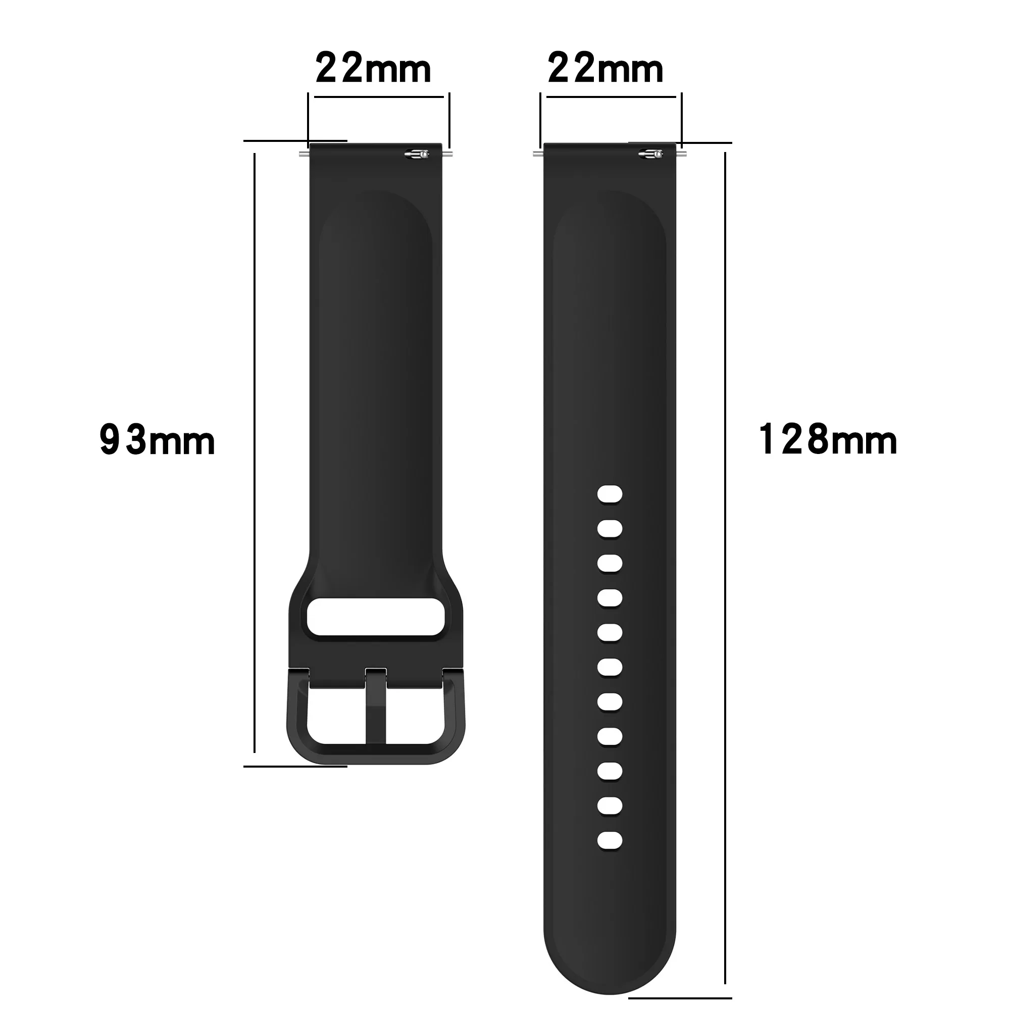 22/20 мм Универсальный ремешок для Samsung Galaxy Watch 5 4 3 Для Huawei watch GT3 GT2 42 мм для Garmin Venu для Huami Amazfit