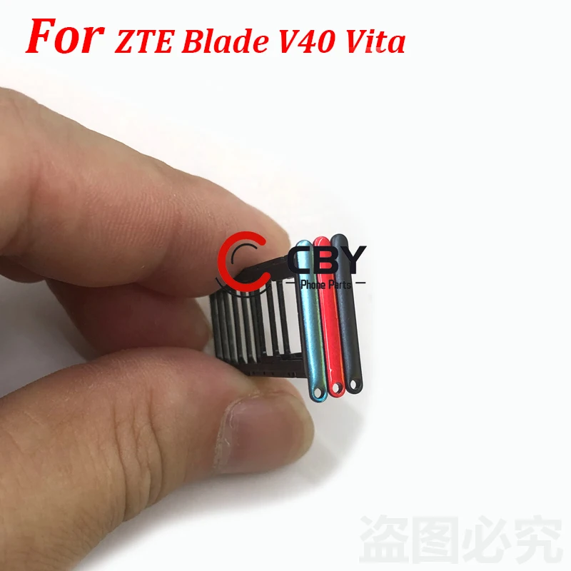 Для ZTE Blade V30 V40 Vita кардридер Держатель Слот для лотка sim-карты Запасные части адаптера