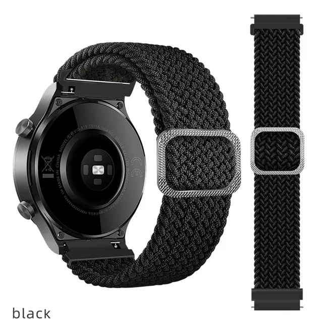 22 мм Эластичный Нейлоновый Ремешок для часов с Оплеткой Xiaomi Mi Watch Color Sports Edition/S1 Pro Ремешок-Браслет для Mi Watch Color 2 correa