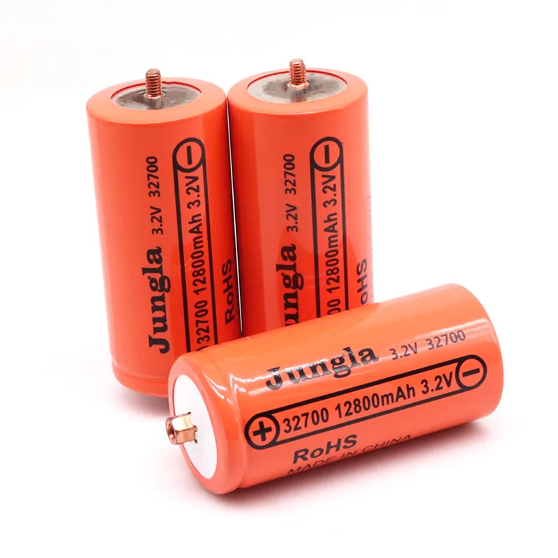 100% Original 32700 3.2V 12800mAh  Lifepo4 Akku Professionelle Lithium-Eisen Phosphat Power Batterie Mit Schraube