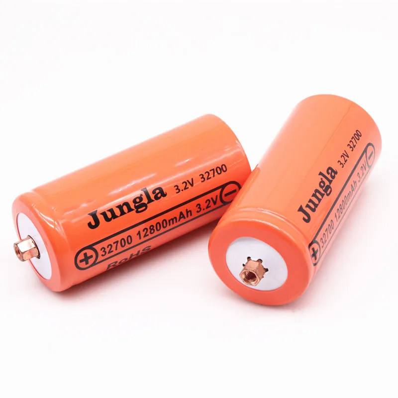 100% Original 32700 3.2V 12800mAh  Lifepo4 Akku Professionelle Lithium-Eisen Phosphat Power Batterie Mit Schraube