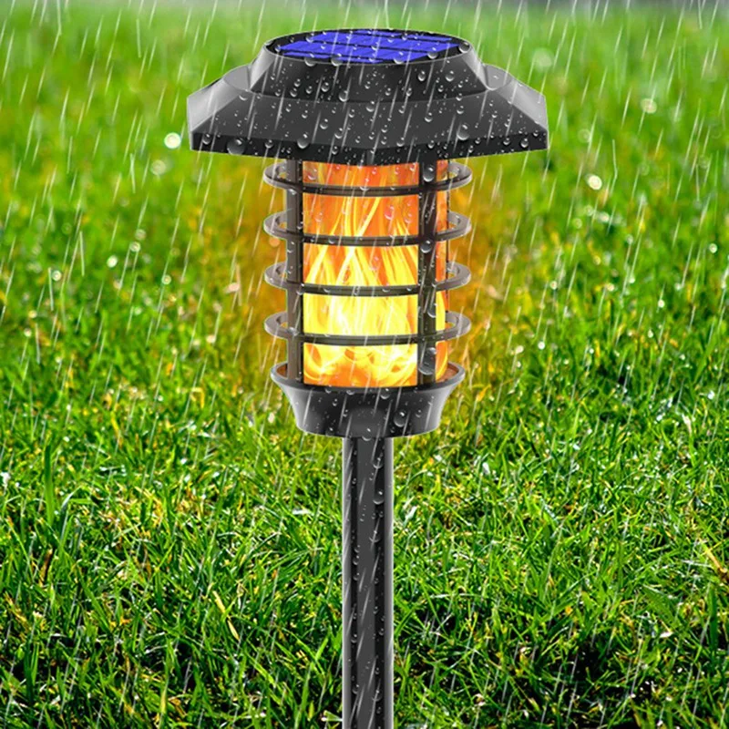 Лампа с имитацией пламени во внутреннем дворе, Лампа с пламенем во внутреннем дворе, Наружная светодиодная лампа для ландшафтного дизайна сада виллы