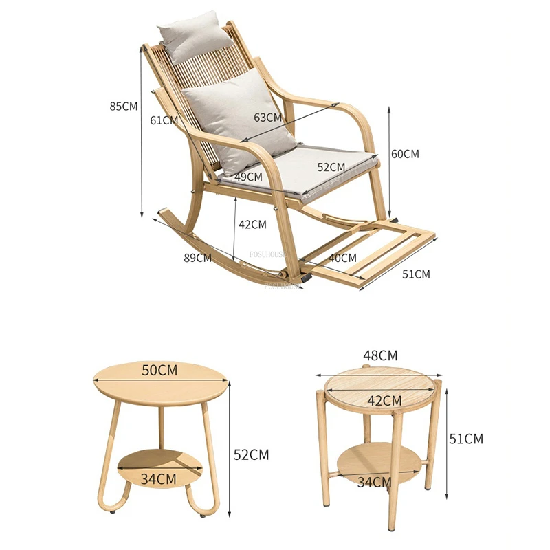 Уличные стулья из скандинавского ротанга, современная уличная мебель, Садовый балкон, Пляжные стулья, шезлонг для отдыха, Домашние Ленивые кресла-качалки