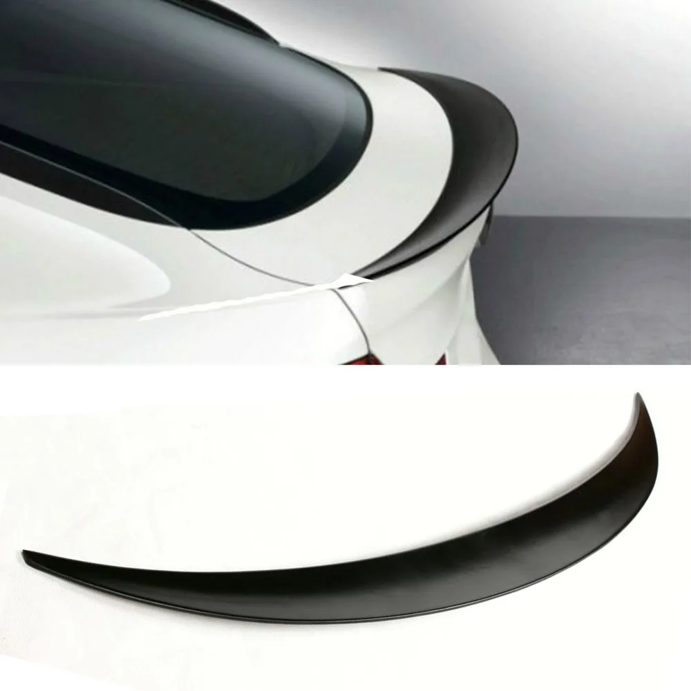 Крыло заднего спойлера багажника автомобиля для BMW E71 X6 2008-2014 Полиуретановая неокрашенная грунтовка, черный задний спойлер, крыло, выступ крышки багажника