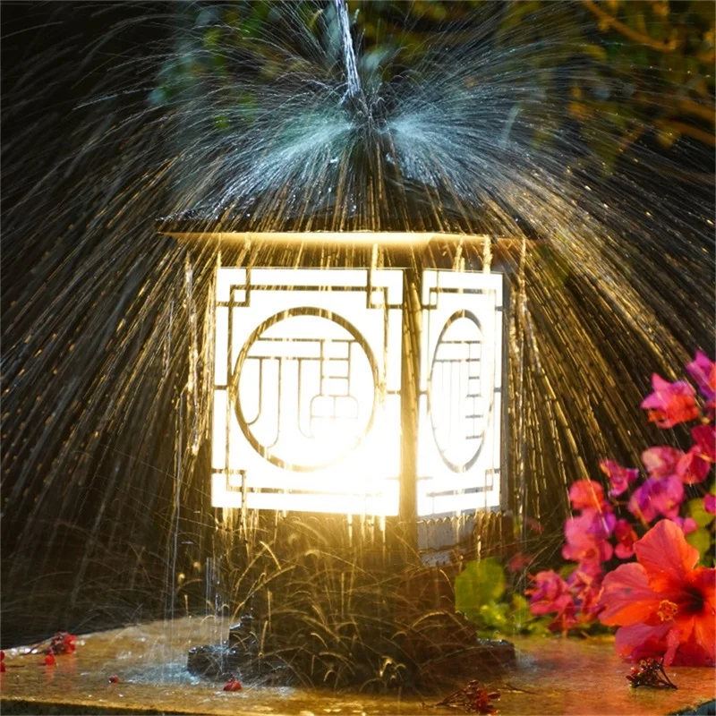 Уличный классический светильник BUNNY в стиле Ретро с водонепроницаемым столбом, светодиодные настенные светильники для дома и сада