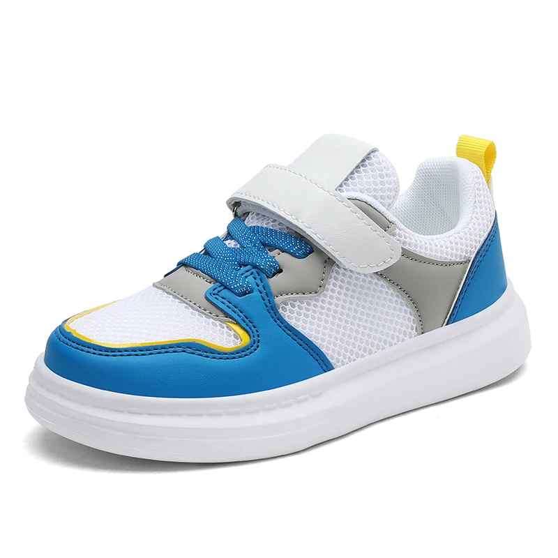 Детская спортивная обувь GTHMB, легкая дышащая повседневная обувь для девочек, белые теннисные туфли для мальчиков, кроссовки, детская обувь