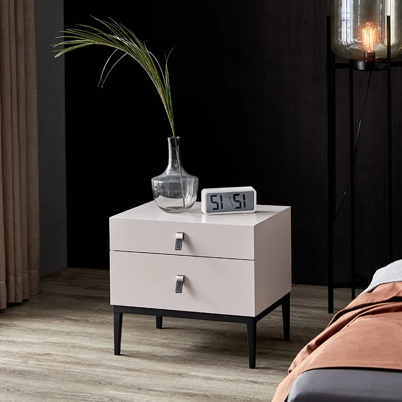 Современный минималистичный и роскошный шкаф для хранения, прикроватная тумбочка для спальни в скандинавском стиле, креативный прикроватный шкаф для хранения, Маленький итальянский