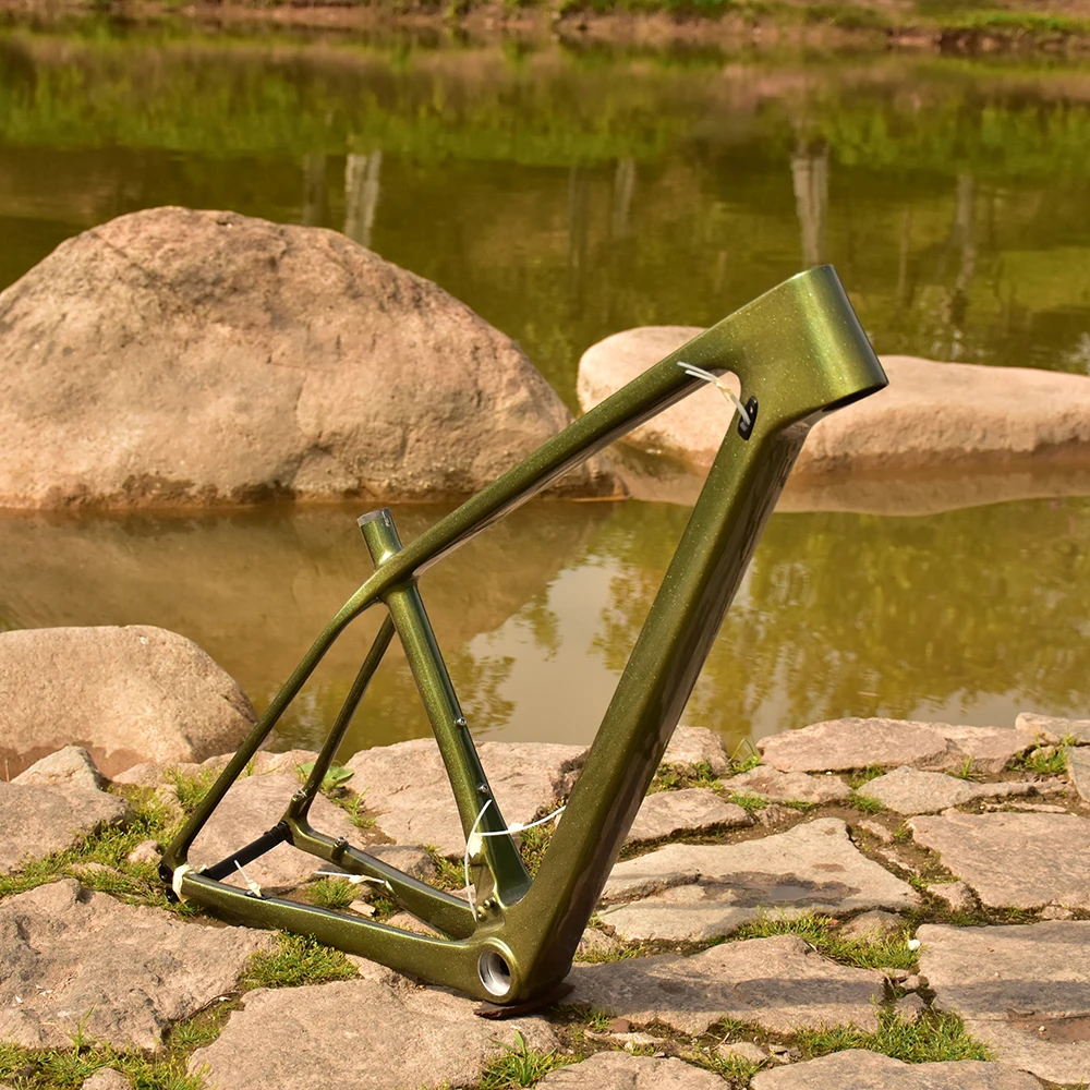 Продолжение Настроенного цвета 29er MTB 148mm boost и BSA 73mm T1000 Полностью Карбоновая Рама 29 Hardtail Trail Mountain Bicycle Framework