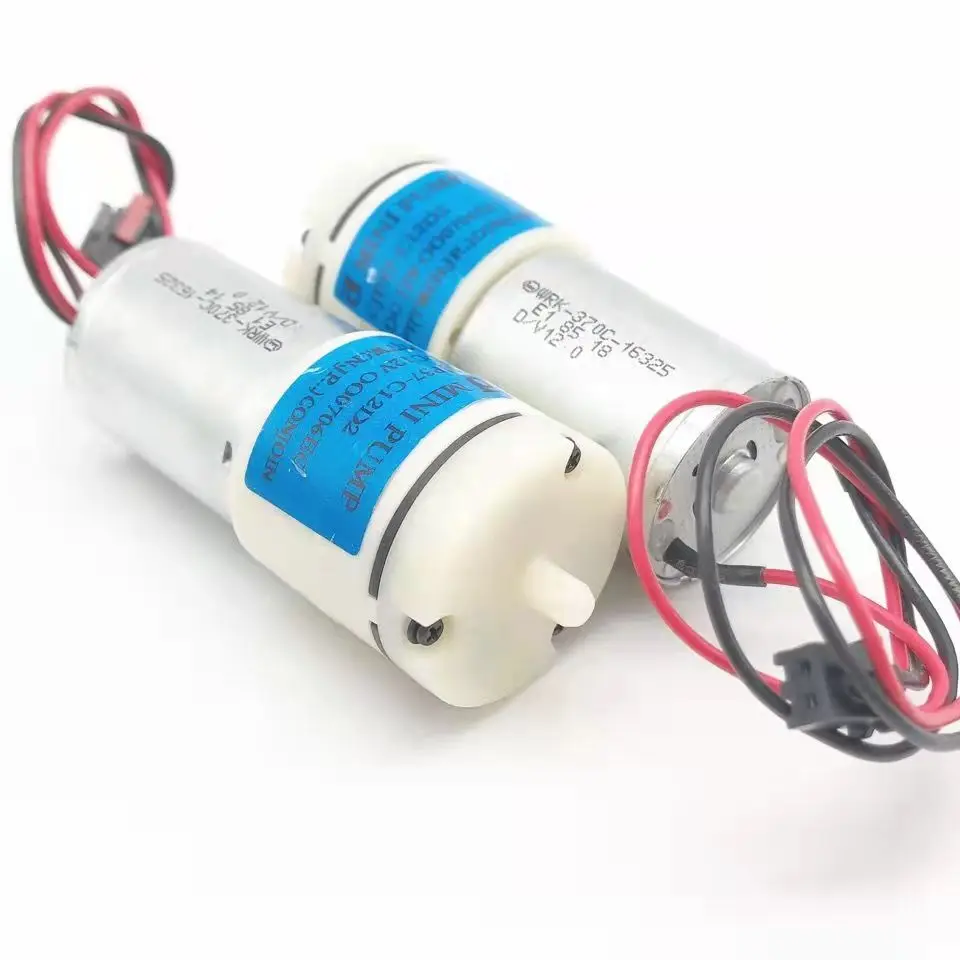Новый миниатюрный воздушный насос 370 12v mute classic blue label oxygenation pump воздушный насос постоянного тока fish artifact