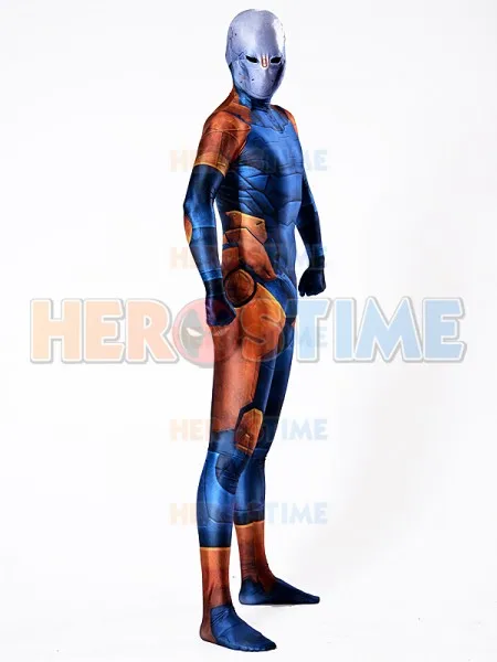Киборг ниндзя Серый Фокс Косплей костюм супергероя из спандекса Зентай боди на Хэллоуин для взрослых/детей мальчиков на заказ