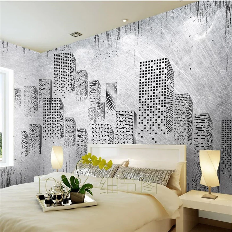 wellyu papel de parede Пользовательские обои Абстрактный фон стены Европейский винтажный цементный фон стены papier peint