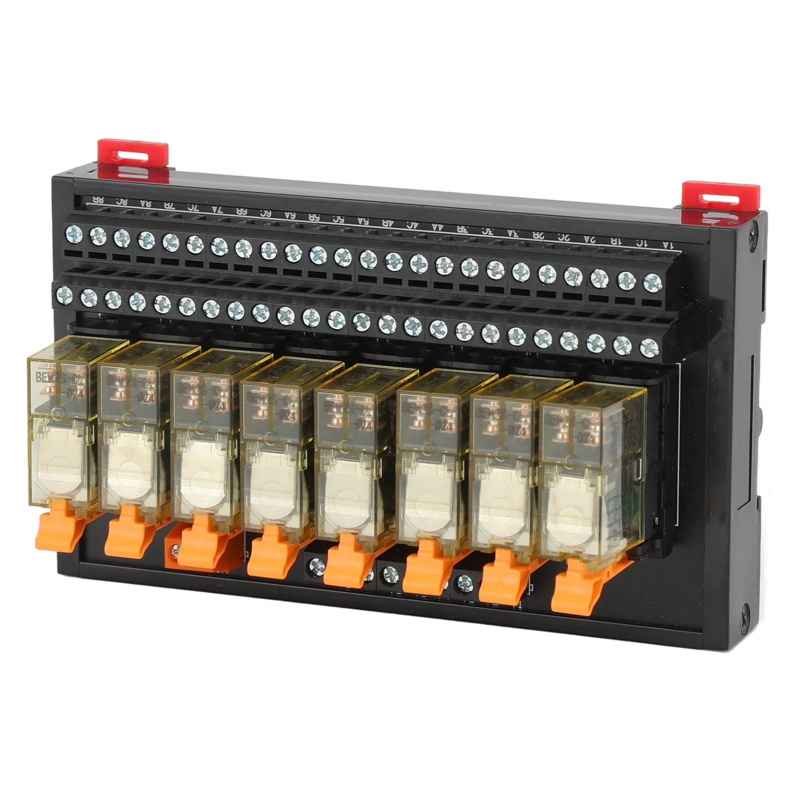Модуль реле постоянного тока Плата управления реле ПЛК 8-канальная для токарного станка с ЧПУ для шкафа промышленного оборудования