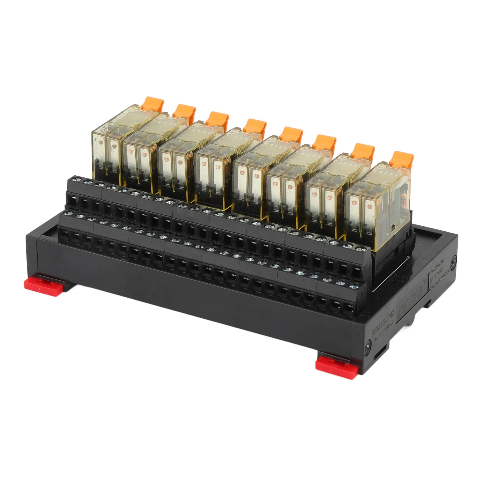 Модуль реле постоянного тока Плата управления реле ПЛК 8-канальная для токарного станка с ЧПУ для шкафа промышленного оборудования
