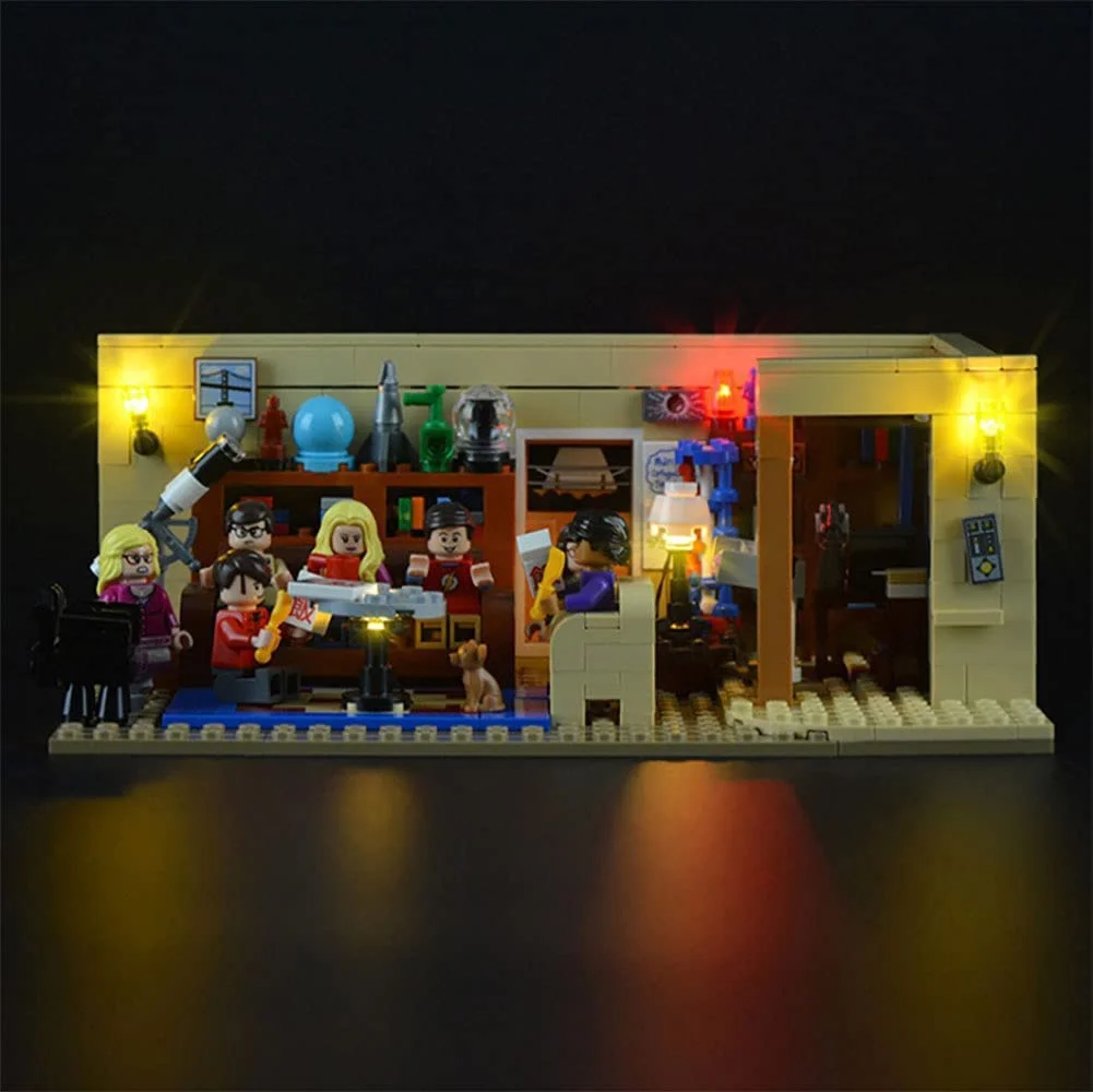 Комплект USB-освещения для конструктора Lego Ideas серии The Big Bang Theory 21302 Brick-(модель Lego в комплект не входит)