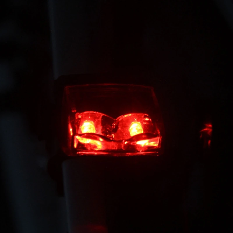 Задний фонарь велосипеда, выработка энергии магнитной индукции, светодиодная подсветка для безопасности велосипедного шлема, водонепроницаемость IPX4