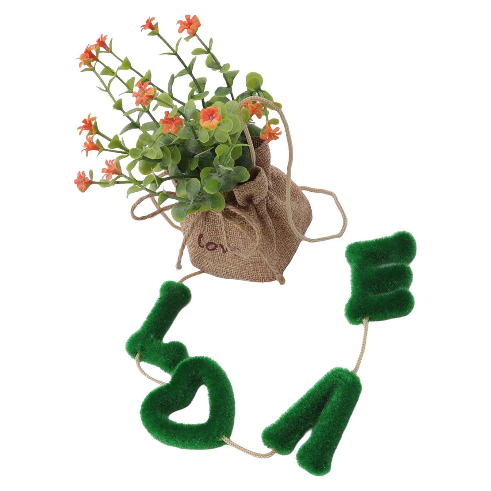 Подвесная корзина для искусственных цветов Подвесное белье для растений в горшках Soft Touch для офиса