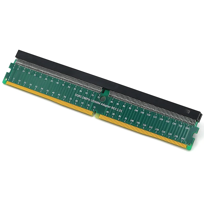 DDR5 U-DIMM 288Pin Адаптер Riser DDR5 Тестовая Карта Защиты Памяти DDR5 288Pin UDIMM Адаптер Riser Плата Расширения Для Настольных ПК
