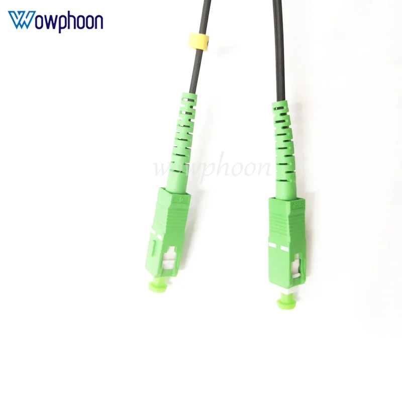 2SC/ UPC-2SC/APC Наружный Соединительный кабель FTTH Drop 2-Жильный Однорежимный Симплексный соединительный кабель волоконной оптики G657A