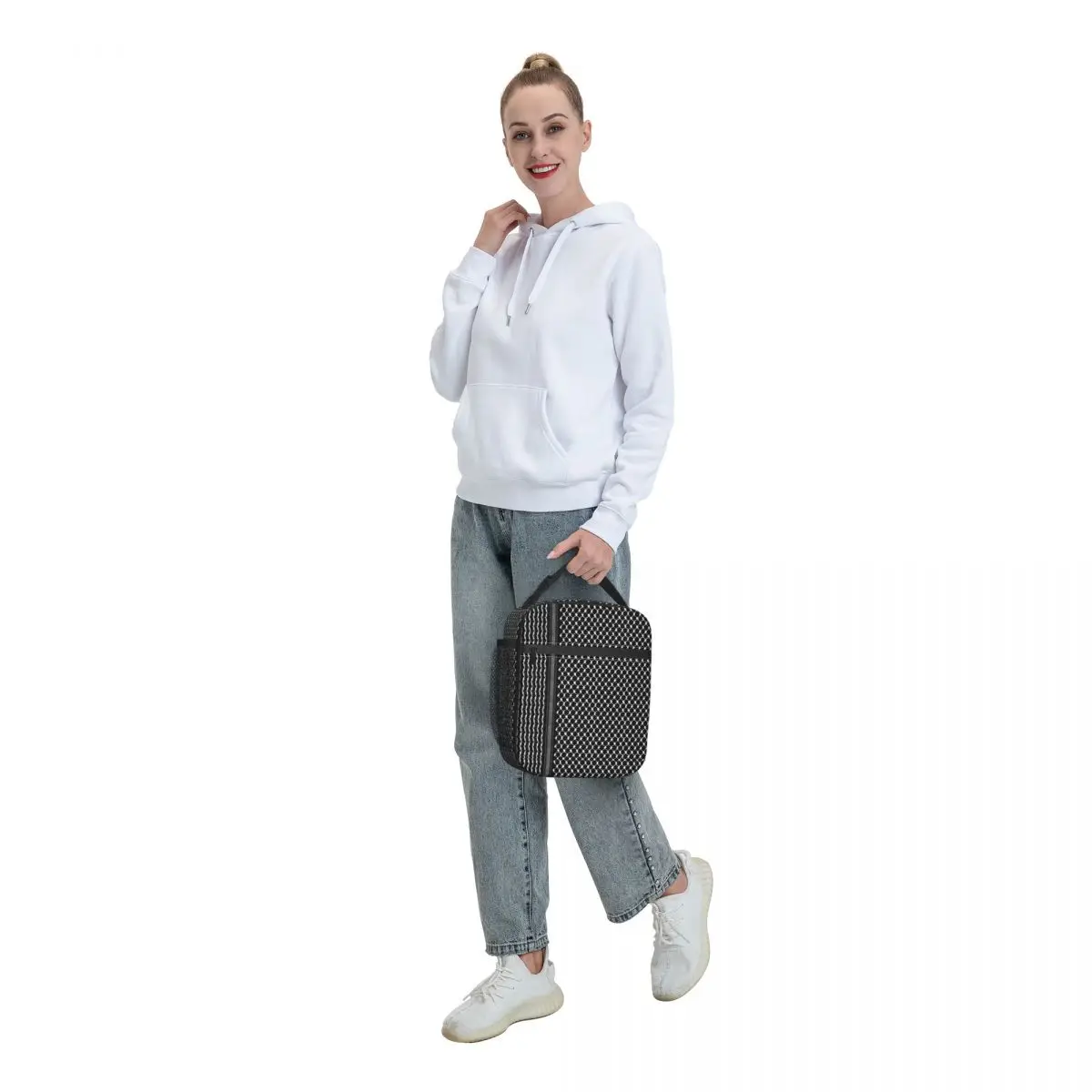 Палестинская Хатта Куфия, народная изолированная сумка для ланча для женщин, переносная сумка для ланча с термоохладителем Keffiyeh, Офисная сумка для пикника