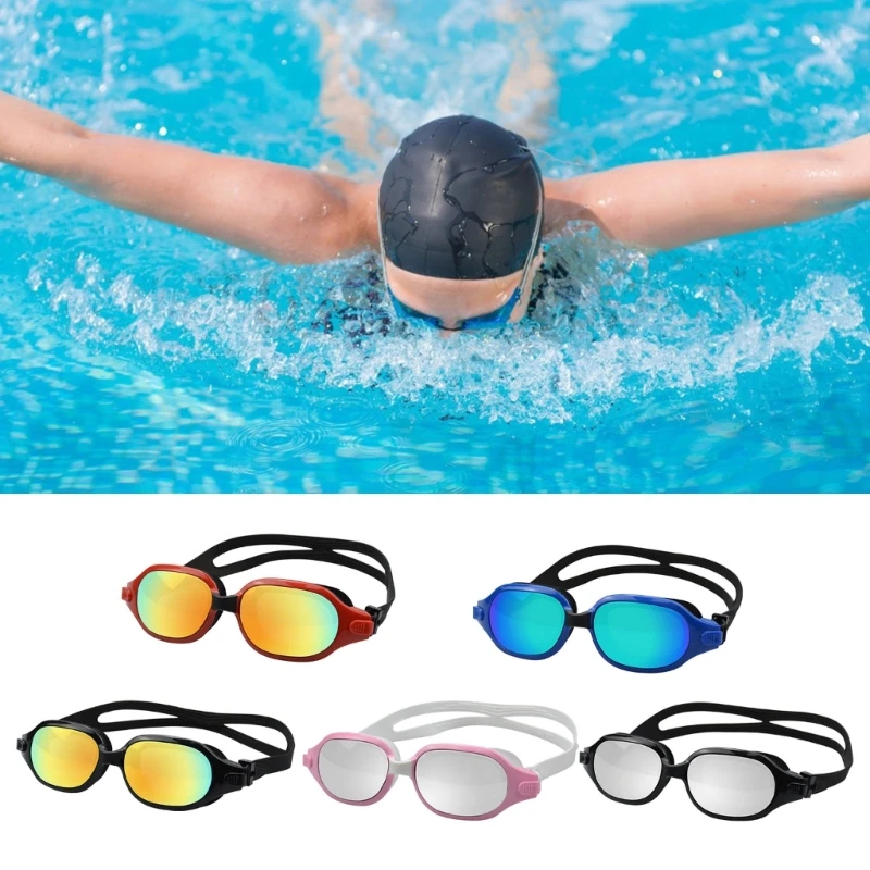 Портативные очки для плавания, Оборудование для плавания, Силиконовые очки для плавания, Спортивные очки для плавания для женщин, Мужчин, взрослых, Молодежи, подарок